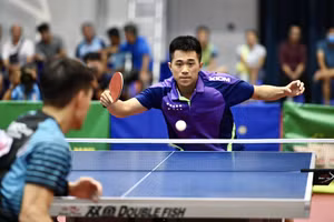 VÐV Ðức Tuân (Hải Dương) giành chức vô địch đơn nam. Ảnh: Duy Linh 