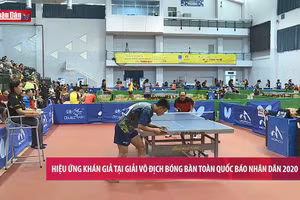 Hiệu ứng khán giả tại giải vô địch bóng bàn Toàn quốc Báo Nhân Dân 2020
