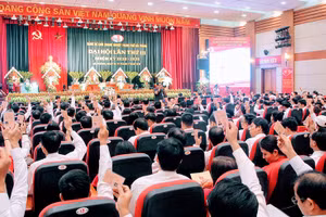 Quang cảnh Đại hội Đảng bộ Khối Doanh nghiệp TP Hải Phòng lần thứ III.