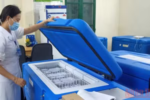 Hệ thống kho bảo quản vaccine ngừa Covid-19 tại CDC Thái Bình đã tiếp nhận hơn 3,7 triệu liều do Trung ương phân bổ.
