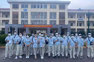 Lao động chuẩn bị đi làm việc ở nước ngoài (Ảnh minh họa: Colab).