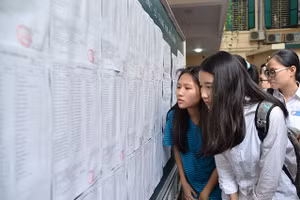 Tại kỳ thi lớp 10 năm học 2019-2020 (Ảnh: THUỶ NGUYÊN)
