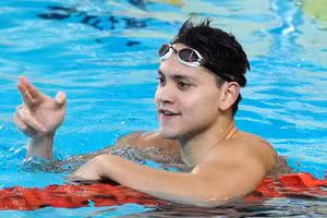 Joseph Schooling tranh tài tại SEA Games 31. (Ảnh: K.B)