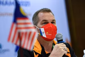 Huấn luyện viên Brad Maloney. (Ảnh: BERNAMA)