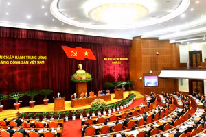 Hội nghị lần thứ 14 Ban Chấp hành T.Ư Đảng khóa XII. (Ảnh: ĐĂNG KHOA)