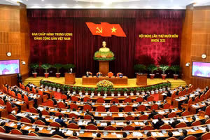 Toàn cảnh khai mạc Hội nghị lần thứ 14 Ban Chấp hành T.Ư Đảng khóa XII.