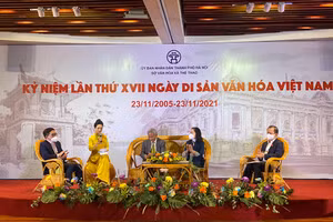 Các đại biểu chia sẻ kinh nghiệm về khai thác giá trị di sản trong phát triển công nghiệp văn hoá.