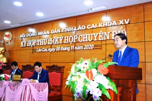 Đồng chí Trịnh Xuân Trường, Phó Chủ tịch UBND tỉnh được bầu giữ chức Chủ tịch UBND tỉnh Lào Cai, nhiệm kỳ 2016-2021.