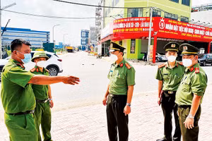 Triển khai phòng, chống dịch Covid-19 tại tỉnh Bắc Giang. Ảnh | ĐẶNG GIANG