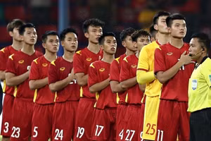 Các cầu thủ U23 Việt Nam. (Ảnh: VFF)