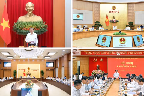 Tin nổi bật ngày 1/10: Tổng Bí thư, Chủ tịch nước làm việc với Ban Chính sách, chiến lược Trung ương; Thủ tướng chủ trì Hội nghị thực hiện công tác đánh giá, xếp loại cán bộ 