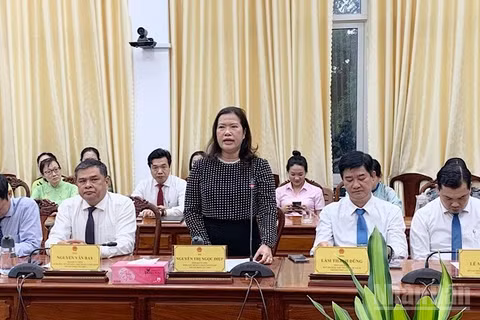 Lãnh đạo thành phố Cần Thơ thông tin về Lễ hội Oóc Om Bóc-Đua ghe Ngo năm 2026. (Ảnh: THANH TÂM)
