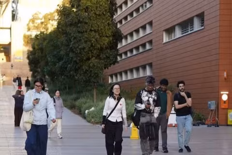 Sinh viên Đại học New South Wales ở thành phố Sydney. (Ảnh: Lê Đạt/TTXVN)