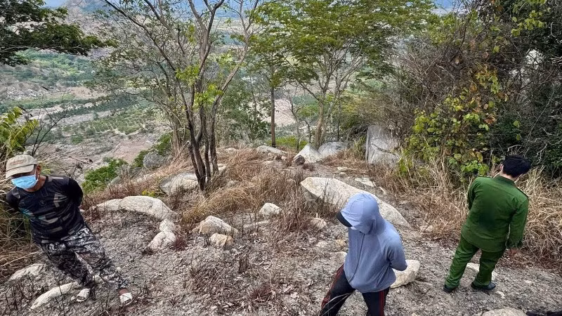 Hiện trường vụ việc.