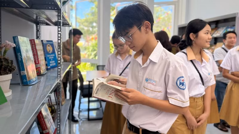 Không gian văn hóa Ấn Độ tại thư viện tỉnh Lâm Đồng.