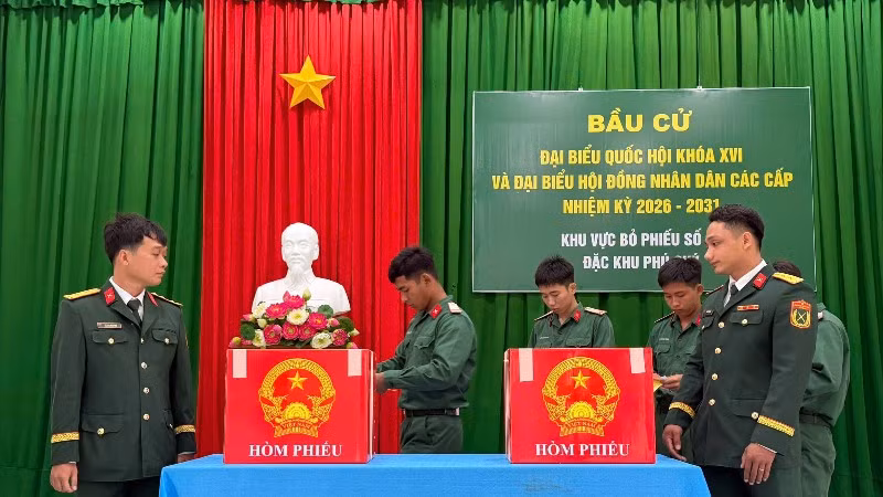 Đặc khu Phú Quý hoàn thành công tác bỏ phiếu sớm