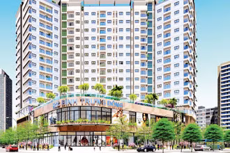 Phối cảnh một dự án nhà ở xã hội tại phường Bình Trưng Đông, thành phố Thủ Đức.