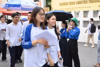 Thí sinh tham dự Kỳ thi tốt nghiệp THPT năm 2025 (Ảnh: THẾ ĐẠI)