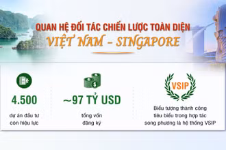 [Infographic] Quan hệ Đối tác chiến lược toàn diện Việt Nam-Singapore