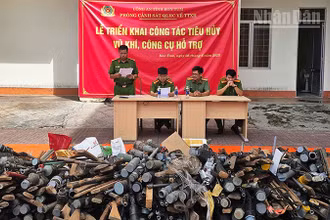 Quang cảnh buổi lễ.