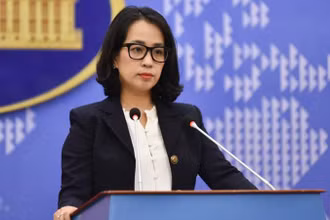 Người phát ngôn Bộ Ngoại giao Việt Nam Phạm Thu Hằng. (Ảnh: Bộ Ngoại giao Việt Nam)