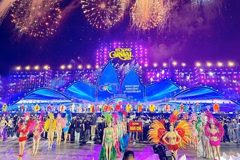 Chương trình Carnaval Hạ Long 2026. (Ảnh: QUANG THỌ)