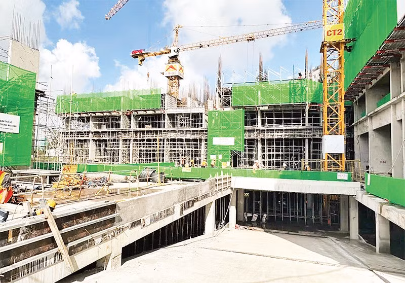 Một dự án nhà ở xã hội đang triển khai tại Thành phố Hồ Chí Minh.