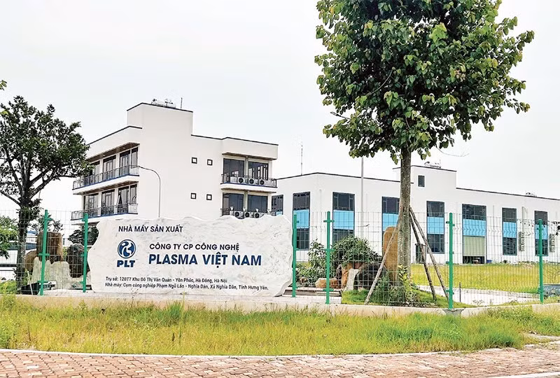 Dự án đầu tư của Công ty cổ phần công nghệ Plasma Việt Nam tại cụm công nghiệp Phạm Ngũ Lão-Nghĩa Dân chuẩn bị vận hành thử nghiệm.