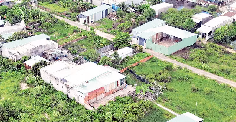 Một điểm nóng về xây dựng trái phép ở phường Phước Thắng trước đây, những căn nhà trái phép đã được tháo dỡ.