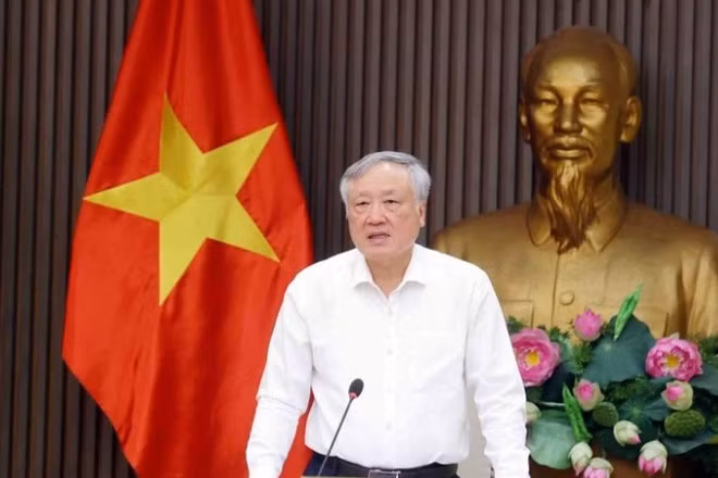 Phó Thủ tướng Thường trực Nguyễn Hòa Bình phát biểu. (Ảnh: Phạm Kiên/TTXVN)
