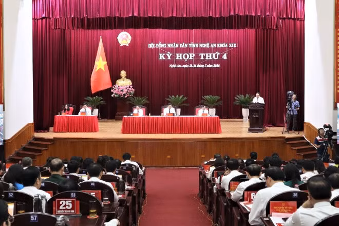 Quang cảnh kỳ họp.