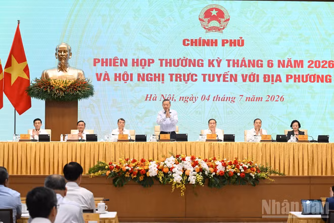 Tổng Bí thư, Chủ tịch nước Tô Lâm dự và chỉ đạo Phiên họp Chính phủ thường kỳ tháng 6 và Hội nghị trực tuyến Chính phủ với các địa phương.