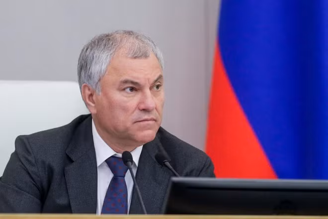 Ông Vyacheslav Volodin được bầu làm Chủ tịch Hạ viện Nga khóa mới. (Ảnh: TASS)