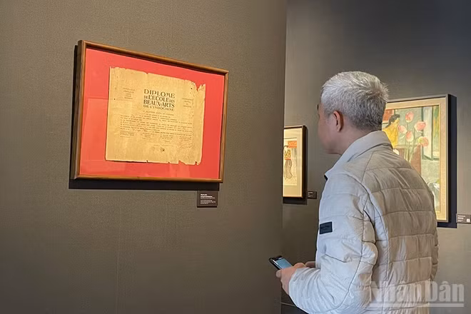 Không gian trưng bày đặc biệt về danh họa Tô Ngọc Vân