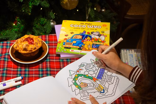 Bộ sách tô màu Coco Wyo. (Ảnh: Đinh Tị Books)