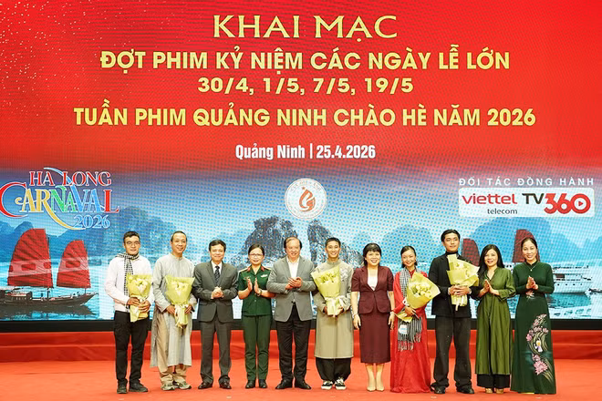 Lễ khai mạc đợt phim. (Ảnh: Cục Điện ảnh)