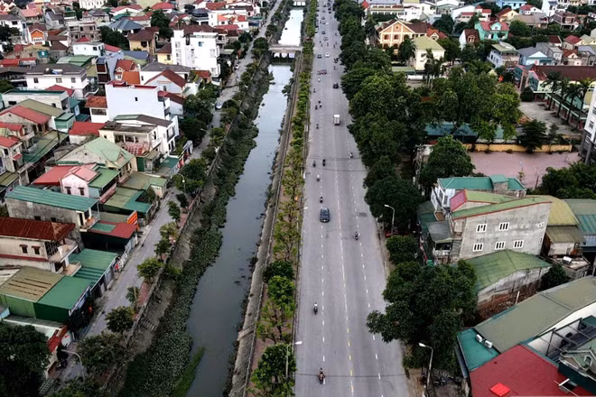 Tuyến đường Nguyễn Sỹ Sách hiện nay. (Ảnh: HH)