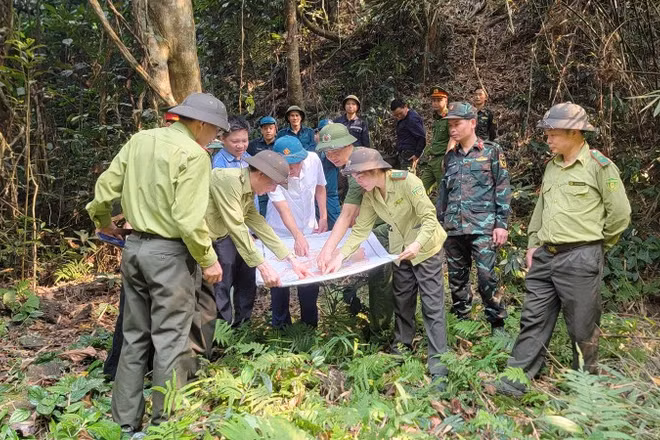 Hạt Kiểm lâm khu vực I, tỉnh Tuyên Quang phối hợp các lực lượng chức năng và người dân tổ chức tuần tra, bảo vệ rừng.