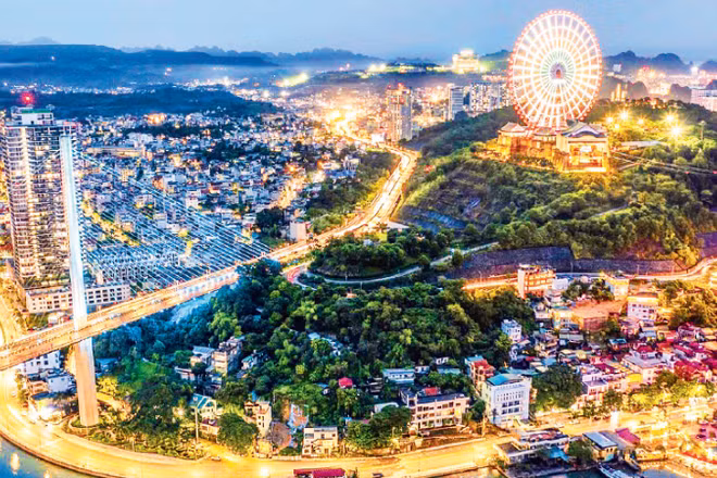 Một góc đô thị Quảng Ninh.