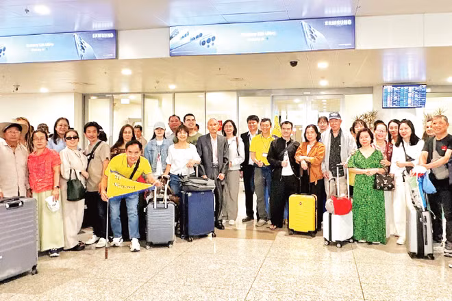Toàn bộ du khách Việt Nam của Vietravel từ Trung Đông đã an toàn về sân bay quốc tế Nội Bài (Hà Nội) chiều 4/3.