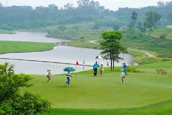 Sân golf Văn Lang Empire, xã Tam Nông, tỉnh Phú Thọ. (Ảnh minh họa)