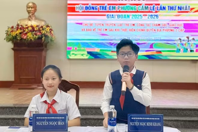 Minh Khang là gương mặt tiêu biểu trong các hoạt động Đội.
