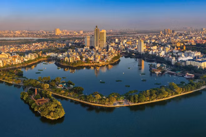 Một góc Thủ đô Hà Nội. (Ảnh: BÙI NGỌC CƯỜNG)