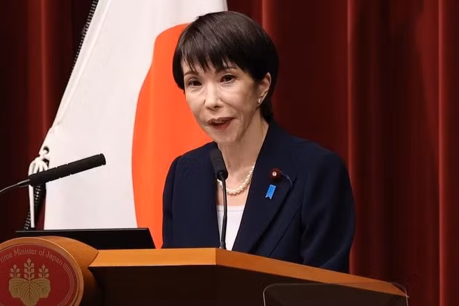 Thủ tướng Nhật Bản Takaichi Sanae. (Ảnh: Xinhua)