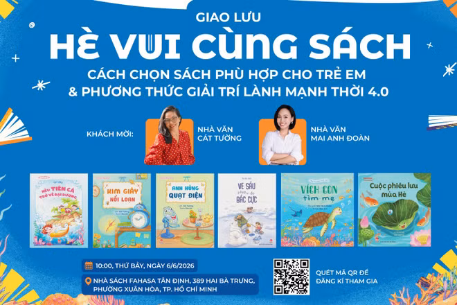 Sự kiện "Hè vui cùng sách". (Ảnh: Nhà xuất bản Kim Đồng)