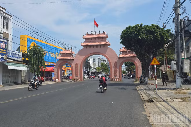 Một góc đô thị phường Rạch Giá, tỉnh An Giang.