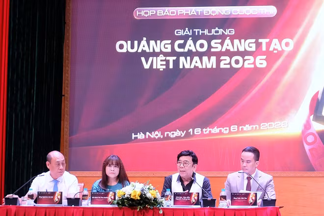 Họp báo công bố Giải thưởng Quảng cáo sáng tạo Việt Nam 2026. (ẢNh: LÊ THỦY)