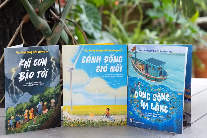 Bộ sách “Nhà hoạt động môi trường nhí”. (Ảnh: Nhà xuất bản Kim Đồng)