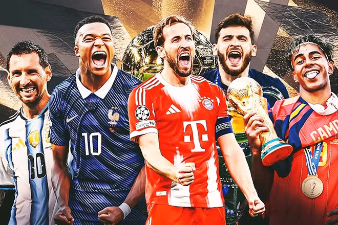 Những cầu thủ được xem là ứng viên hàng đầu cho danh hiệu Quả bóng vàng 2026.