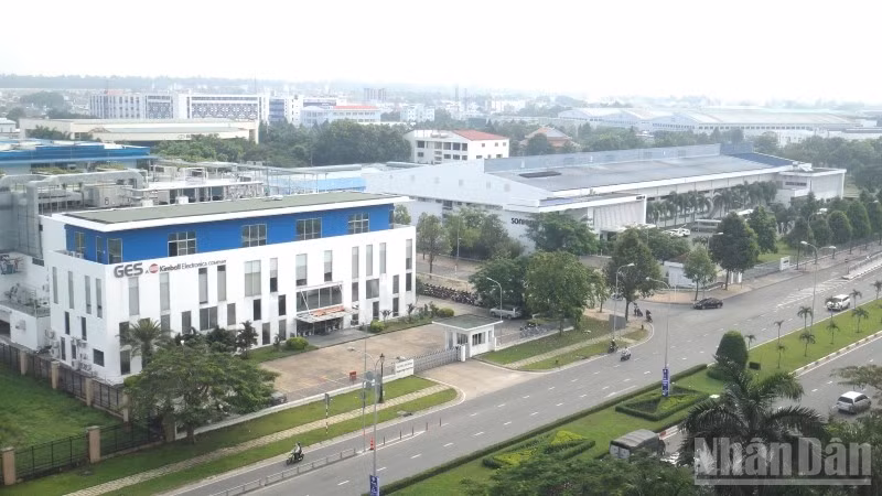 Một góc Khu Công nghệ cao Thành phố Hồ Chí Minh (Ảnh: CAO TÂN)